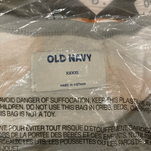 Old Navy Other - Old Navy Gray and Orange Graphic Shirt